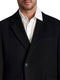 KARL LAGERFELD PARISWOOL-BLEND OVERCOAT - SIZE: MEN XL - BLACK - Like New