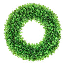 DDHS 22'' Boxwood Wreaths Front Door Artificial Spring Wreath (Hello Sign) - Brand New