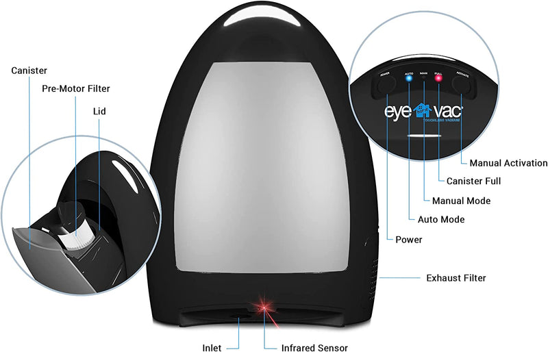 EyeVac Home Professional Clean for The Home Touchless Vacuum - Scratch & Dent
