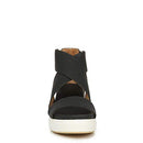 G2667S1002 DR. SCHOLL'S SHOES WOMENS SHEENA WEDGE SANDAL SIZE 7M BLACK SMOOTH - Like New