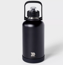 ALL IN MOTION™ 64OZ STAINLESS STEEL VACUUM INSULATED WATER BOTTLE - BLACK - Like New