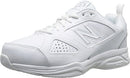 NEW BALANCE MEN 623V3 TRAINING SHOE SIZE M 7 (UK / AU 6.5, EU 40) - WHITE/WHITE - Like New