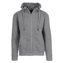BLUE ICE MEN’S FLEECE-LINED FULL-ZIP HOODIE - SIZE: MEN M - CHARCOAL - Brand New