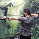SAS FEUD X 30-70 LBS 19-31" DRAW LENGTH COMPOUND BOW PRO PACKAGE - Black - Like New