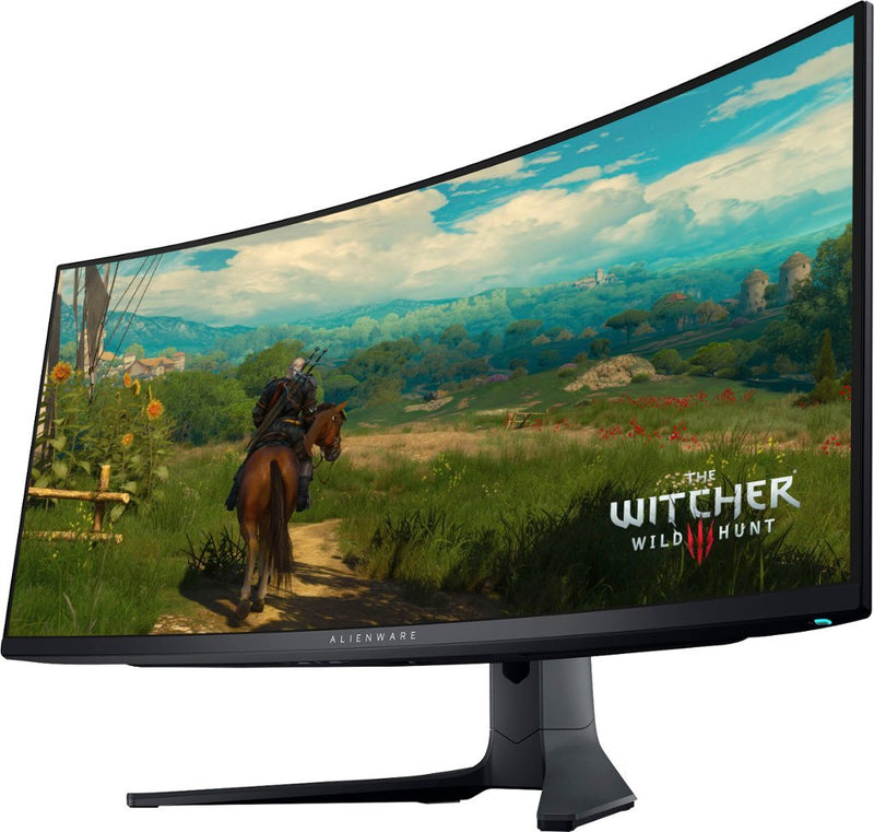 For Parts: Alienware AW3423DWF 34" Quantum OLED Curved Ultrawide Monitor - PHYSICAL DAMAGE