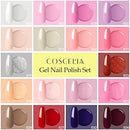COSCELIA 20pcs Glitter Gel Nail Polish Set Fall Colors B09286B3TQ - NEW - Brand New
