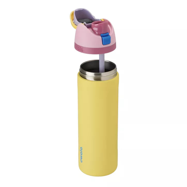 OWALA 24OZ FREESIP STAINLESS STEEL WATER BOTTLE - HIGH NOON - Brand New