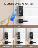 PHILIPS SMART LOCK WITH HANDLES KEYLESS ENTRY FRONT DOOR φ SATIN BLACK - Brand New
