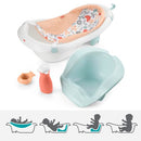 Fisher-Price Baby to Toddler Bath 4-in-1Tub with Backrest 2 Toys Summer Blossoms - Brand New