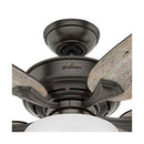 HUNTER FAN COMPANY Channing 54" Fan Remote Light Kit CC53366 - NOBLE BRONZE - Like New