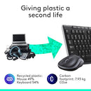 LOGITECH MK270 WIRELESS KEYBOARD AND MOUSE COMBO FOR WINDOWS WIRELESS - BLACK - Brand New
