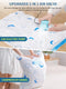 Z ZONAMA VACUUM STORAGE BAGS WITH ELECTRIC AIR PUMP, 20 PACK - BLUE - Like New