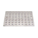 4" Shower Drain Cover Replacement Nickel Brushed, Shower Drain Grate Square - Like New