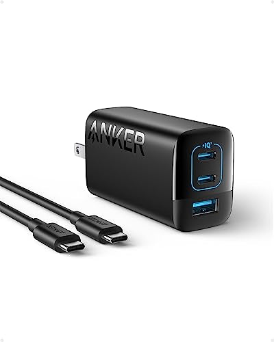 Anker 67W USB C Charger 3 Port PIQ 3.0 Compact Fast Charger A2673 - BLACK - Like New