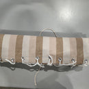 LXOOHY 12FT CURVED QUICK DRY PATIO DOUBLE 2 PERSON HAMMOCK - BEIGE STRIPE - Like New