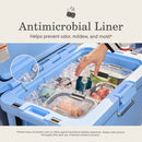 COLEMAN PRO 74CANS/45QT HARD SIDED COOLER - BLUE SKY - Like New