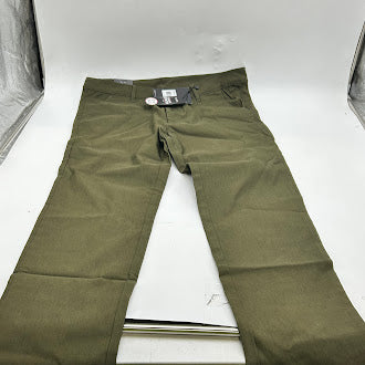 GALAXY BY HARVIC FLEX SUPER STRETCH FABRIC PANT 4 - SIZE: MEN 32 - GREEN OLIVE - Brand New