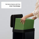 HOME ZONE LIVING 13 GALLON LARGE CAPACITY KITCHEN TRASH CAN - MATTE BLACK - Like New