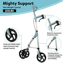 DAILYLIFE 3 Wheel Rollator Walker with Brake Lightweight Folding B0C2PG24KB - Like New
