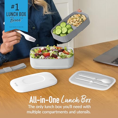 Bentgo Classic - Adult Bento Box, Stackable 3-Compartment Lunch Box, BPA-Free - Brand New