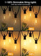 Brightown Outdoor Solar String Lights Waterproof 58FT 25 Shatterproof Bulbs Like New