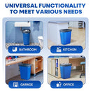 PLASTIC PRINCE 10 Gallon Trash Can Blue Recycle Bin B0CZ9SW7DQ - Blue - Like New