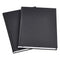AMAZON BASICS PROFESSIONAL JOURNAL 10.5X7.5 INCHES BLACK 2-PACK - BLACK - Like New