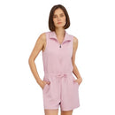 SPYDER WOMEN'S HARMONY SCUBA KNIT FRENCH TERRY SLEEVELESS ROMPER M - LILAC - Brand New