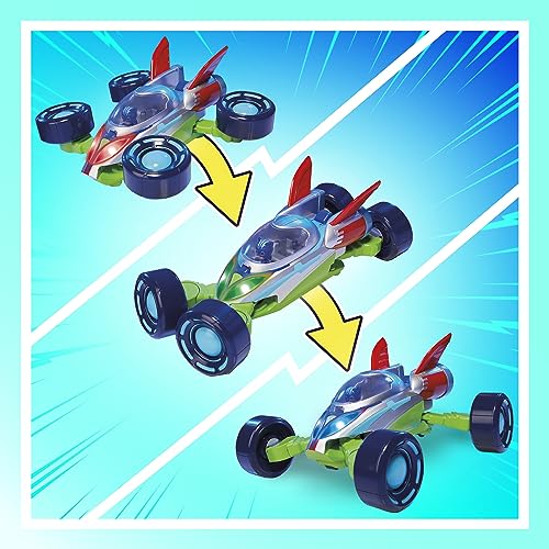 PJ Masks Power Heroes PJ Hero Vehicle Convertible Hero Flash Vehicle - Brand New