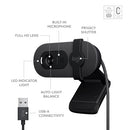 LOGITECH Brio 100 1080P Full HD Webcam 960001580 - GRAPHITE - Like New