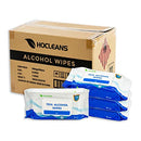 Hocleans 75% Alcohol Wipes, 50 count, 24 packs of 50 (1200 Wipes) - Brand New