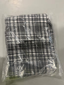 APPAREL APPEREL 10W MENS FLANNEL - LIGHT GRAY WHITE - MEDIUM - Brand New