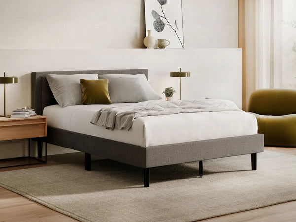 GENERIC THE FRAME AND HEADBOARD - FULL SIZE - GRAY - Scratch & Dent