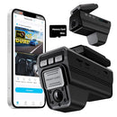 DEERASK PRO2 4G LTE DUAL 1080P CAR SECURITY DASH CAM, LIVE REMOTE VIEW, BLACK - Like New