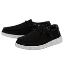 121414749 HEY DUDE WOMEN'S WENDY CANVAS SIZE 8 BLACK - SIZE: WOMEN 8 - BLACK - Like New