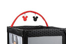 DISNEY BABY 3D ULTRA PLAY YARD WITH BASSINET BAGER PEEKING MICKEY BLACK - Like New