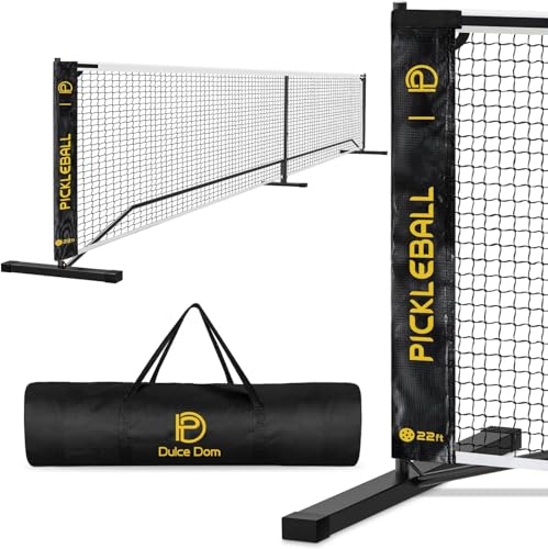 Dulce Dom Pickleball Net Portable Outdoor Court Marking Kit, Carrying Bag - Brand New