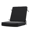 CALIFORNIA UMBRELLA OUTDOOR DINING CHAIR, 20" X 40", GCDC20B-F32 - BLACK - Like New