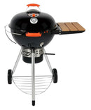 PROQ CHARCOAL KETTLE BBQ GRILL WITH SIDE TABLE (RODEO ST-57), 22" - Like New