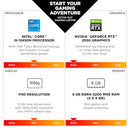 HP Victus 15.6" FHD 144Hz i5-12450H 8 512 SSD RTX 2050 15-FA1029NR - Silver - Like New