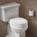 KOHLER 25876-0 Hyten 3" Height Elevated Soft Close Round Toilet Seat - White - Brand New
