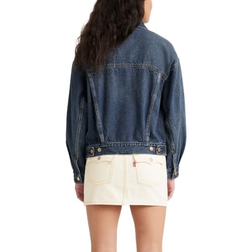 LEVI'S WOMEN'S 90S TRUCKER JACKET WONDERLUST MEDIUM A17430045 - SIZE: WOMEN M - Brand New