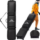 TUYOHW DOUBLE ROLLING SKI BAG PADDED WATERPROOF WHEELED SKI BAG SNOWBOARD/165 CM - Like New