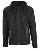 BLU ROCK MEN'S SLIM-FIT TECH FLEECE HOODIE AND JOGGER SWEATPANTS,SIZE: S - BLACK - Brand New