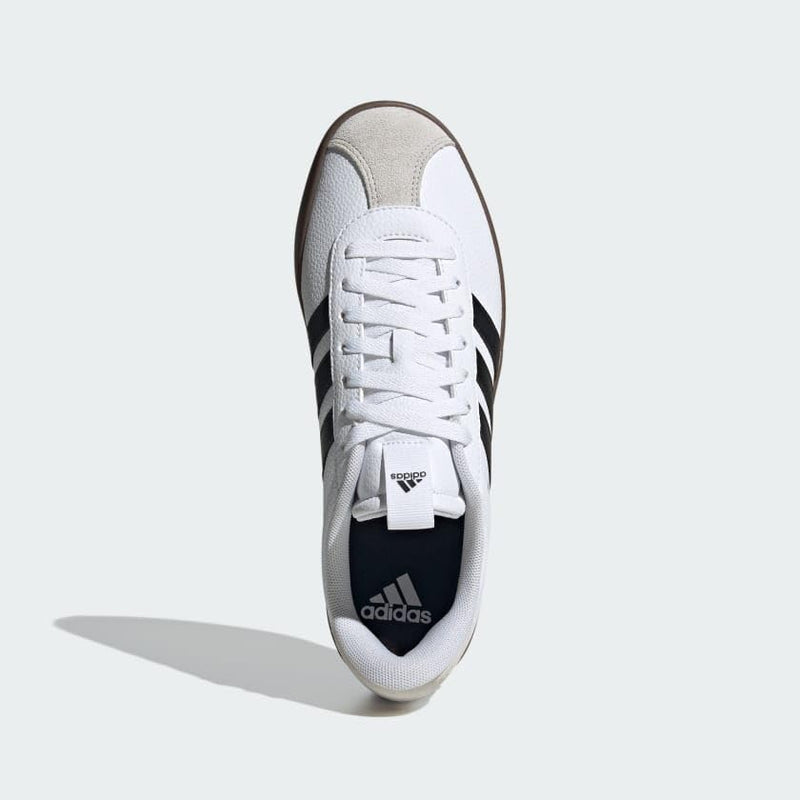 adidas Men's Vl Court 3.0 Sneaker White/Black/Grey Size 10.5 - Brand New