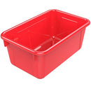 Storex Classroom Portable Cubby Bin, 5-Pack - Red - Brand New