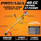 PROYAMA 40cc Gas Powered 3 in 1 Dual Line Gas String Trimmer - Scratch & Dent