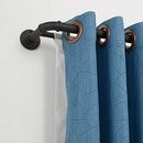 YUMIERLE IRON CURTAIN ROD FOR WINDOWS 28 TO 48 (WRAP AROUND, 28-48") - GREY - Like New