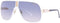 Carrera FLAGLAB 11 VK608 64/10/135 Sunglasses - Blue Shaded Metal White Frame Like New
