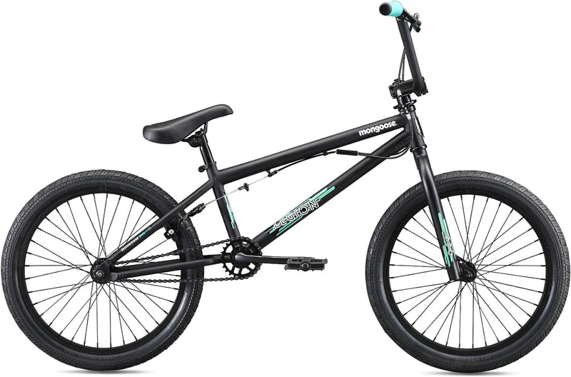 Mongoose Legion Kids BMX Bike, 20-inch Wheels, Legion L10 - BLACK/TEAL - Like New